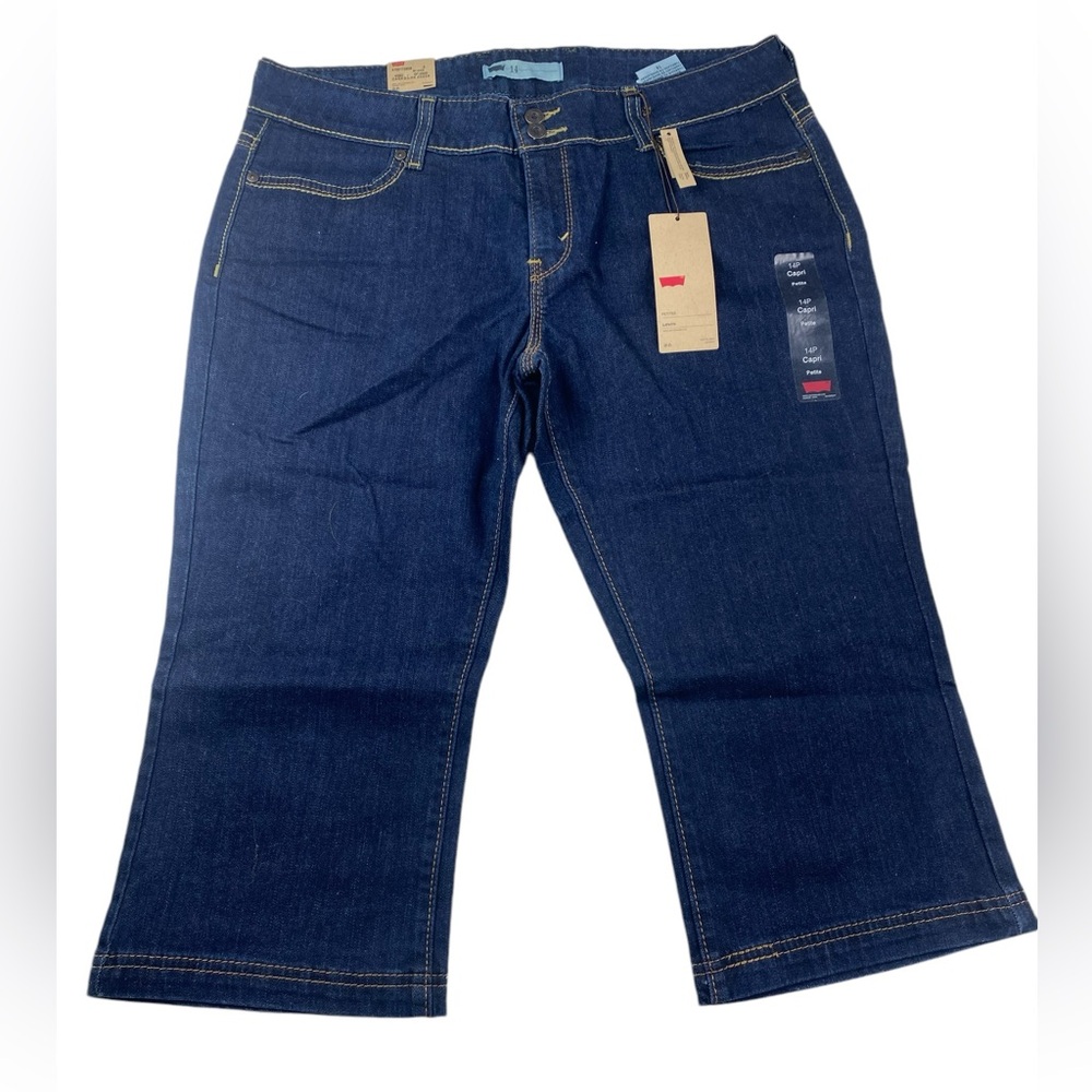 NWT Levi's Womens Capri Jeans 14 Petite
